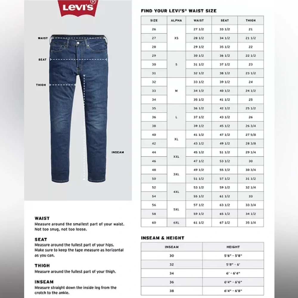 Levi's 36x30 Levi’s® Men’s 511™ Flex Slim‎ Fit Jeans